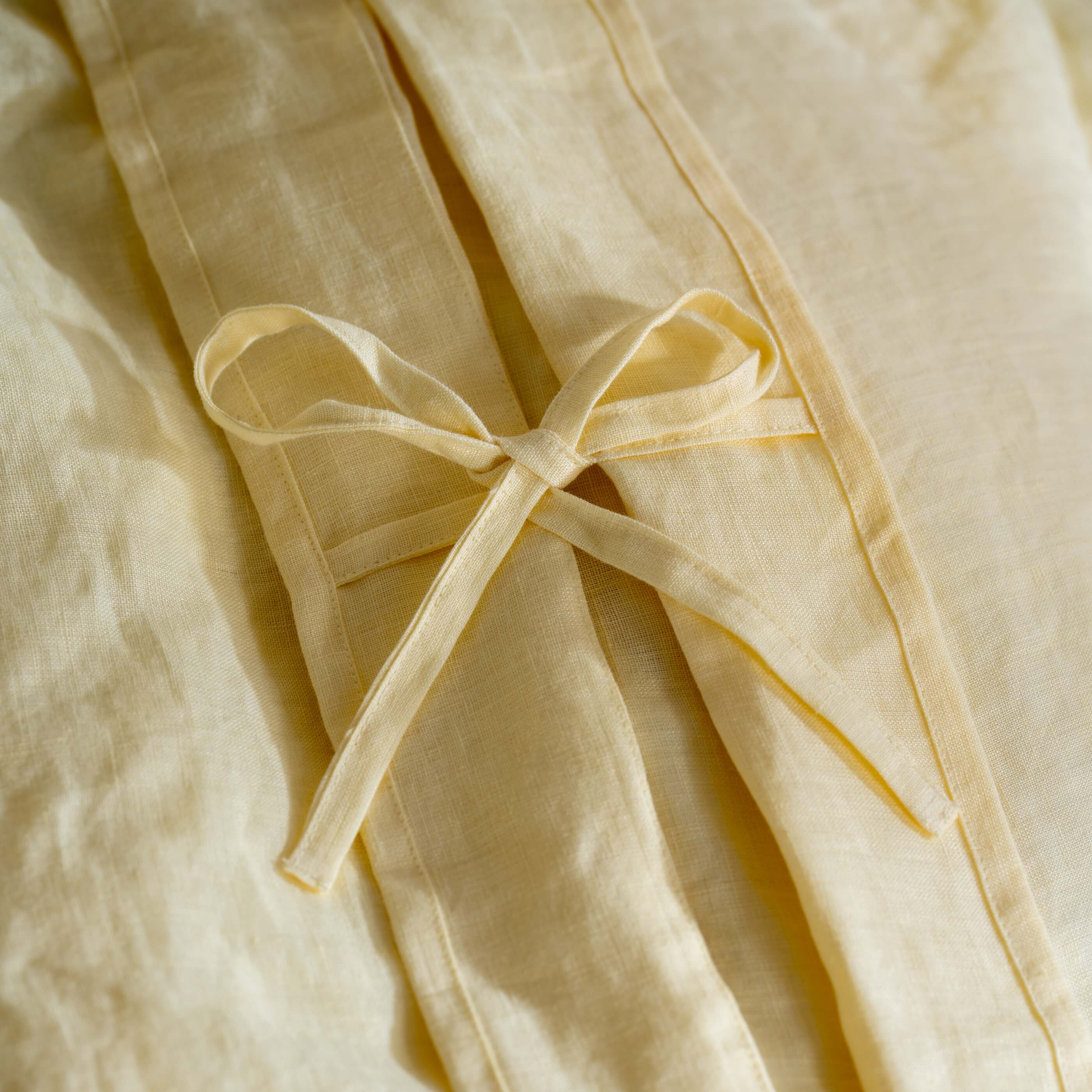 Lemon Yellow French Linen Pillowcases - Image 6