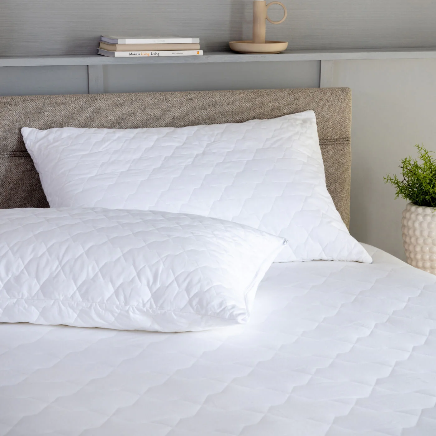 Quilted Cotton Mattress & Pillow Protector Bundles - Image 3