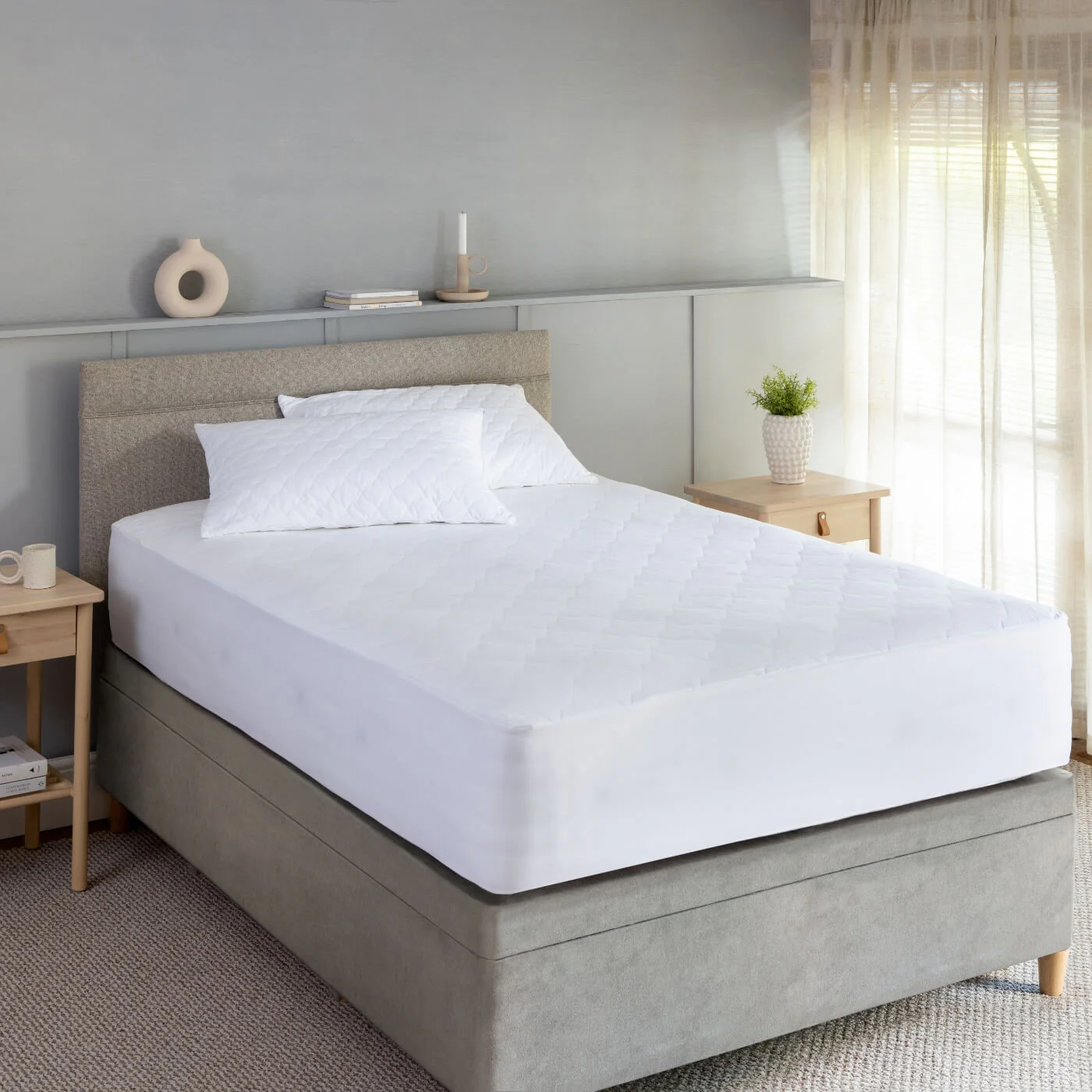 Soft As Down Pillow & Cotton Pillow Protector Pair Bundles - Image 7