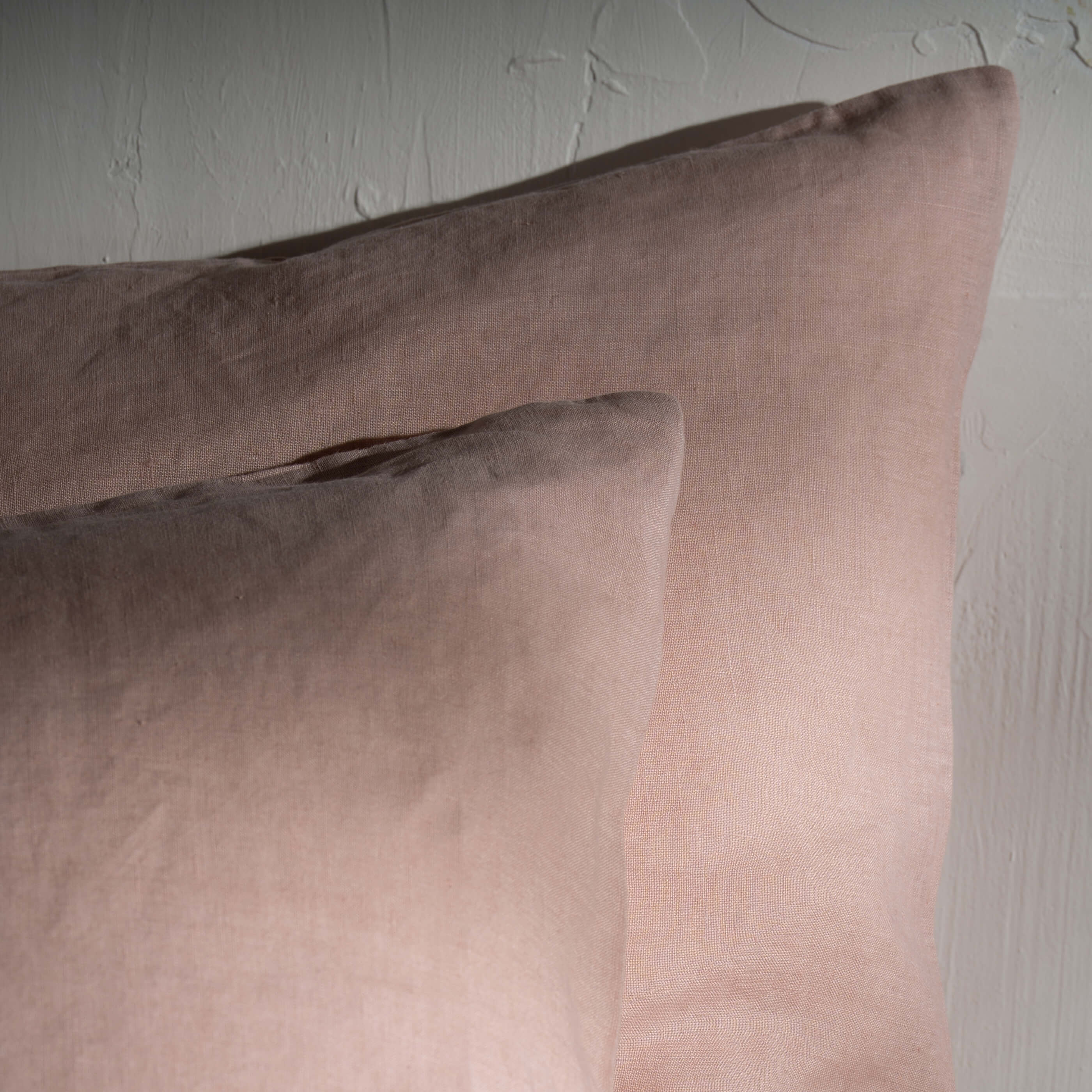 Soft Pink French Linen Pillowcases - Image 3