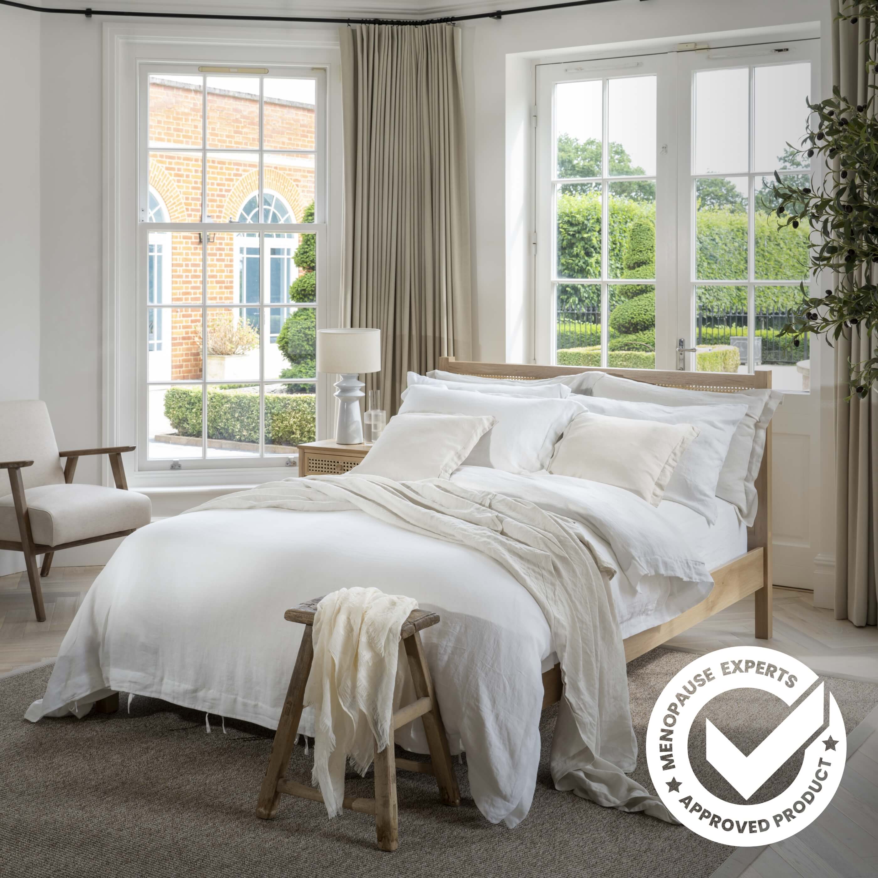 White French Linen Bedding and Bed Sheets - Image 9